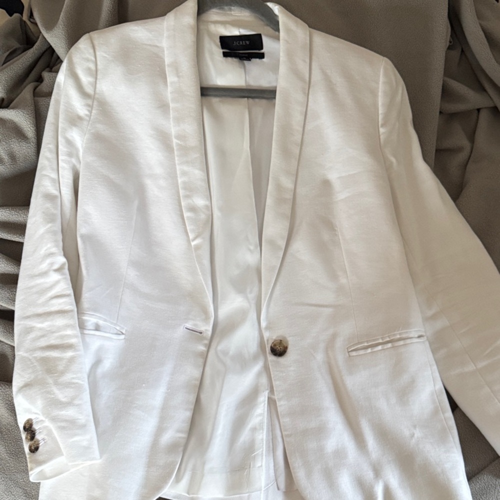 J. Crew Classic White Jacket